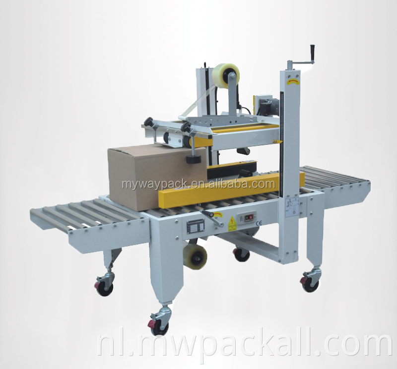 Automatische kase karton doos tape sealer afdichtingsmachine prijs voor doos